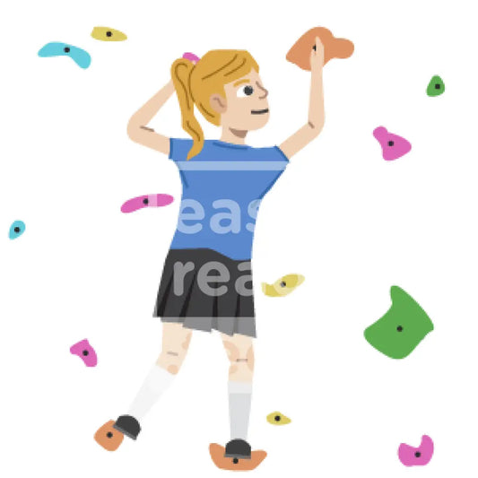 Girl Climbing