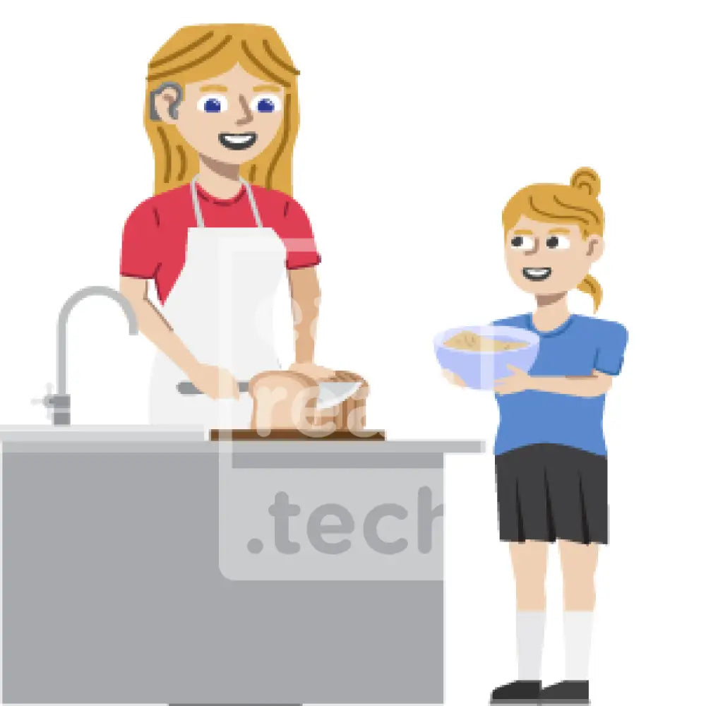 Helping With Cooking
