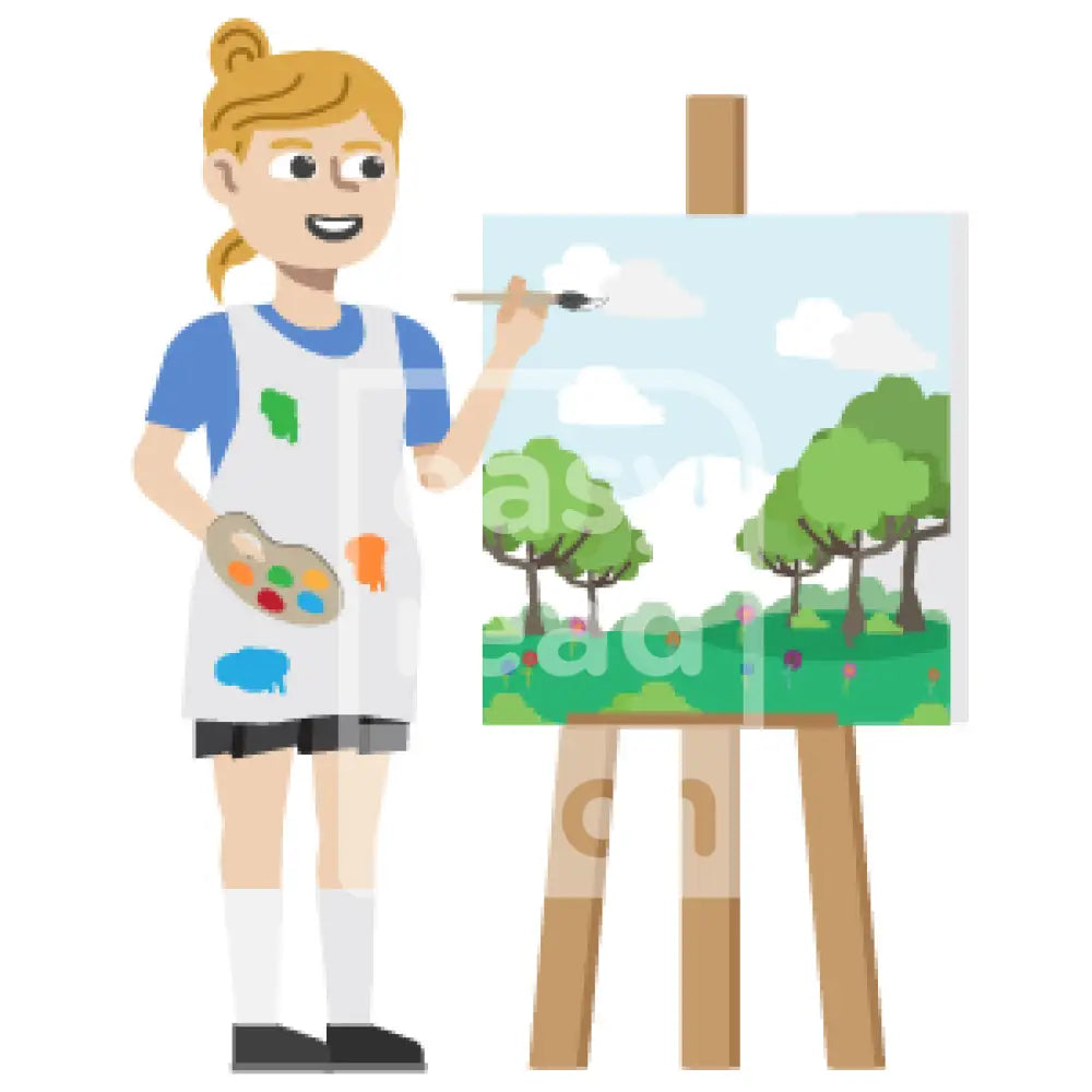 Girl Painting