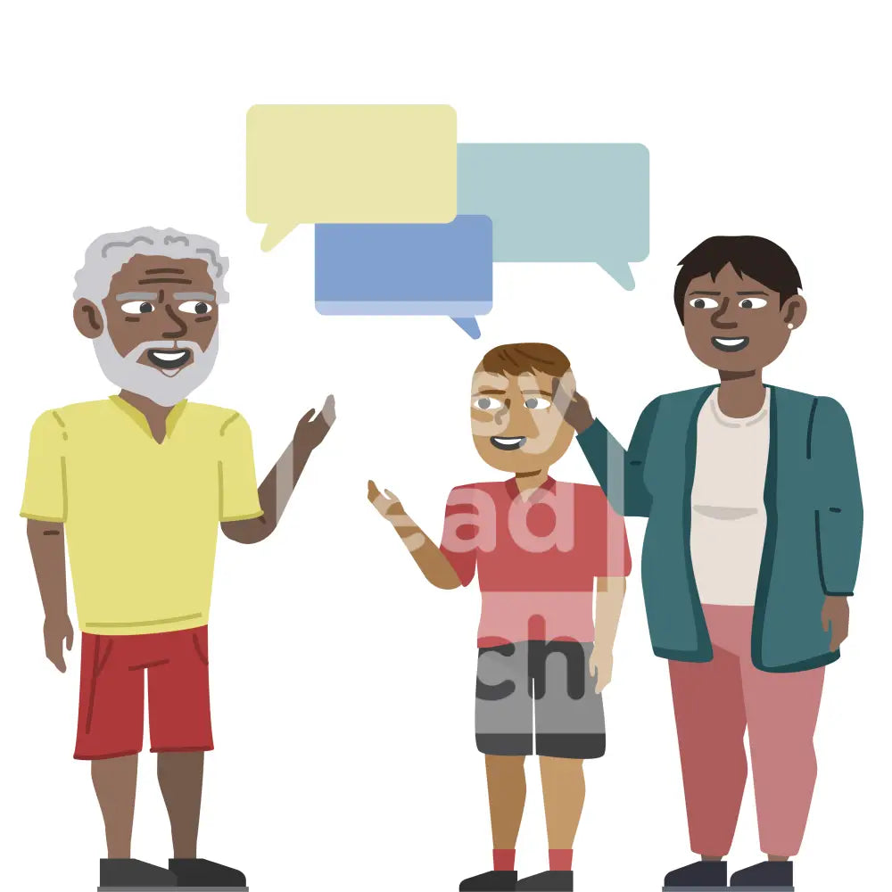 Group Of People Talking