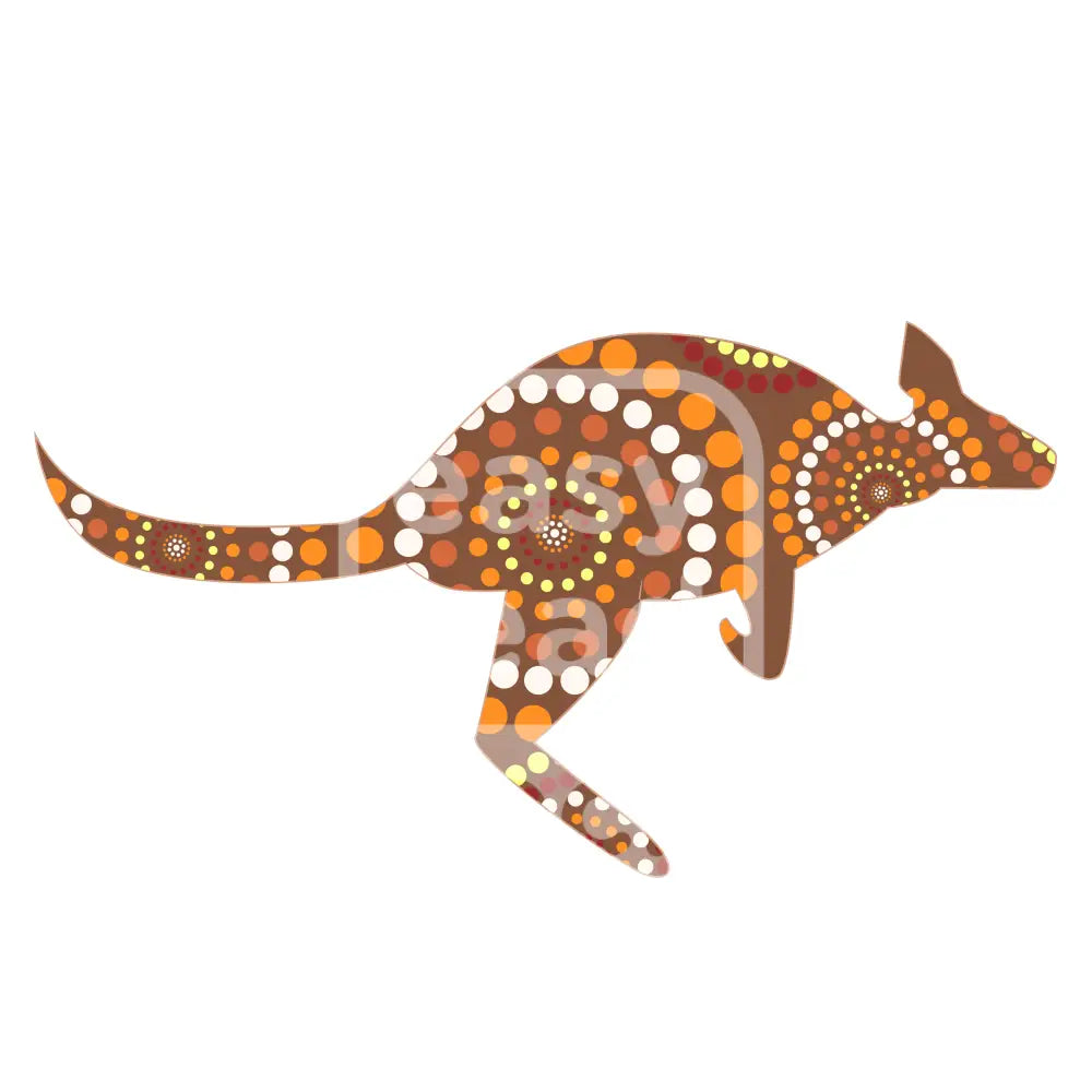 Kangaroo Painting Digital Asset