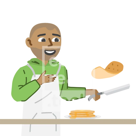 Man Making Breakfast