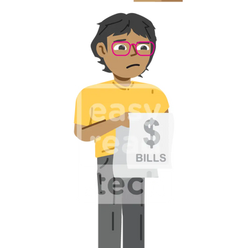 Man Paying Bills