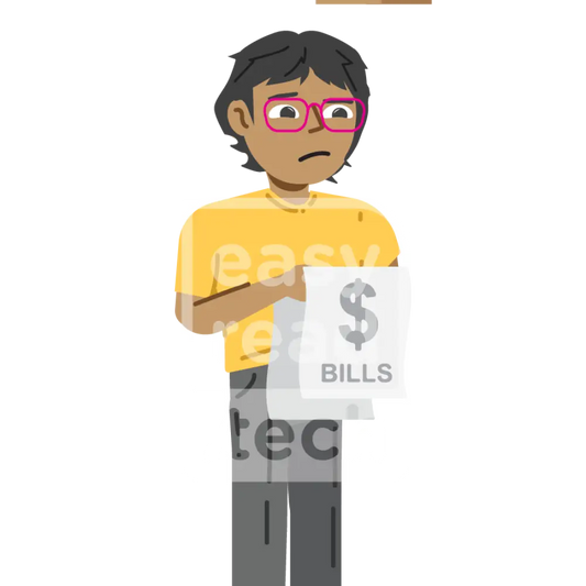 Man Paying Bills
