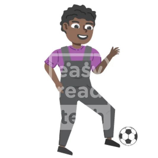 Playing Soccer