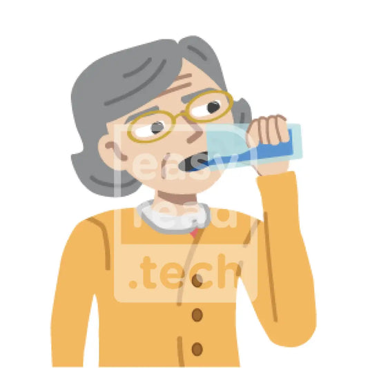 Senior Woman Drinking Water