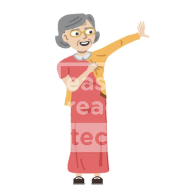 Senior Woman Getting Dressed