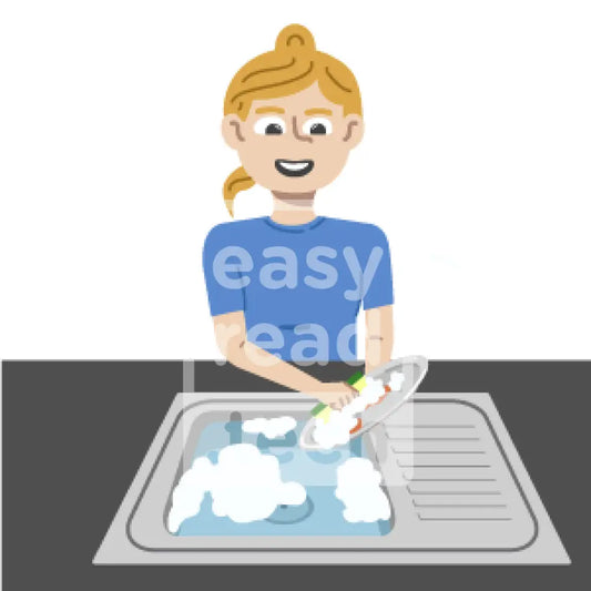 Washing The Dishes
