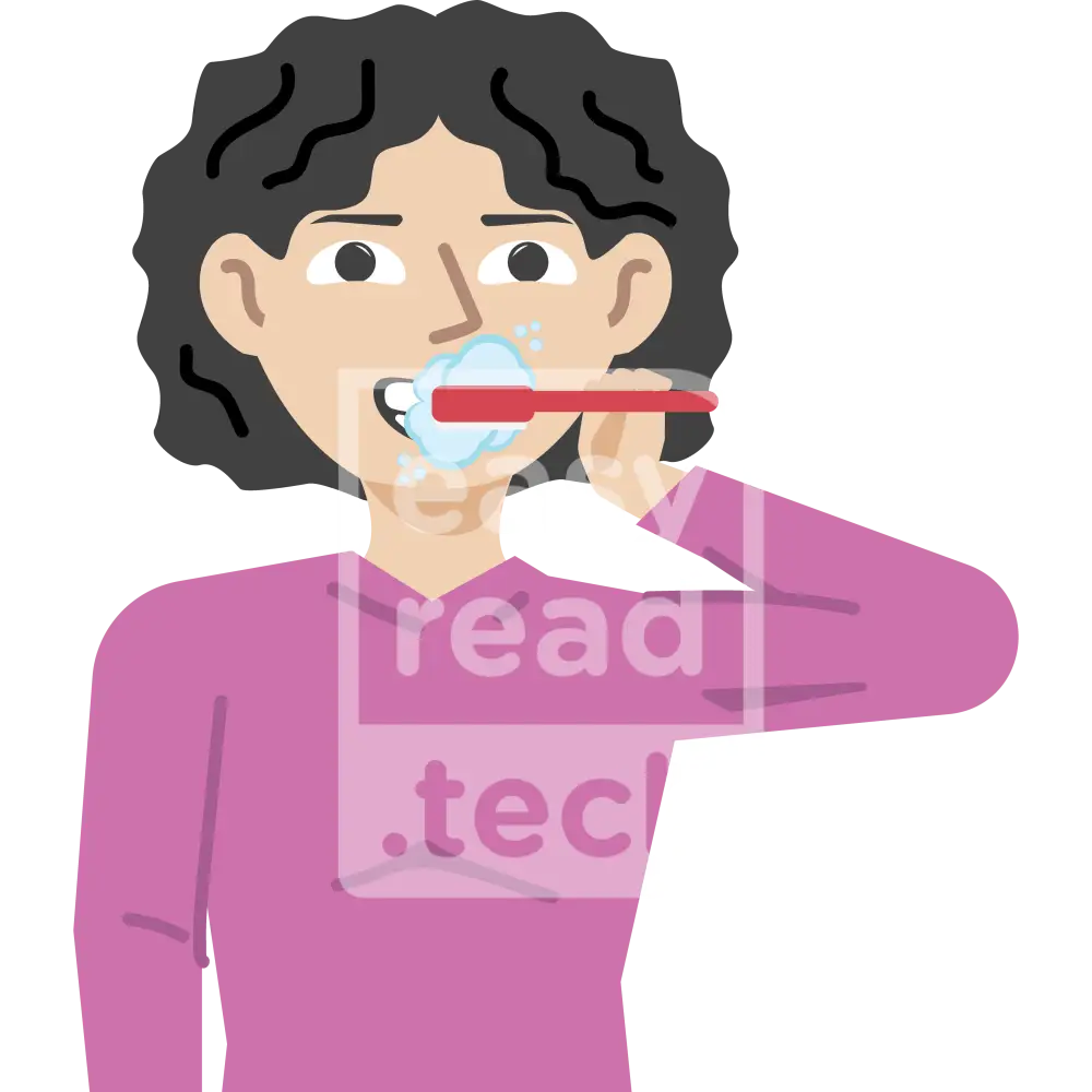Woman Brushing Teeth