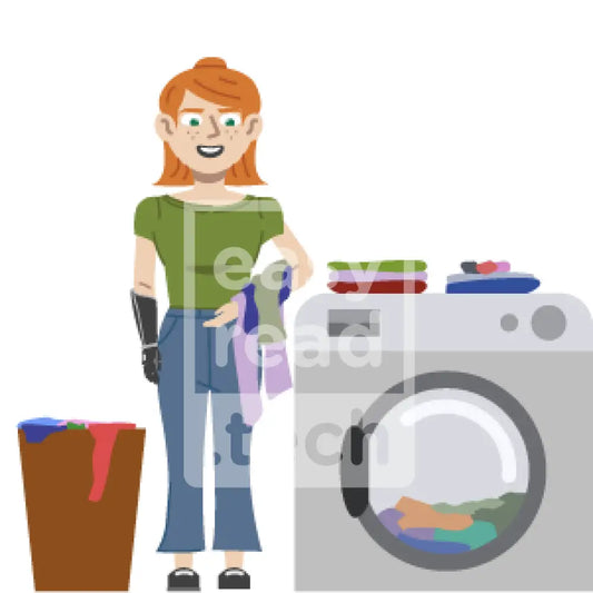 Woman Doing The Laundry