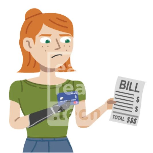 Woman Paying Bills