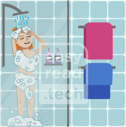 Woman Taking A Shower