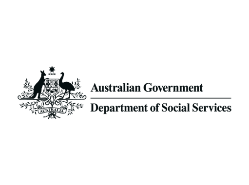 The logo for the Australian Government Department of Social Services
