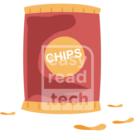 A packet of chips