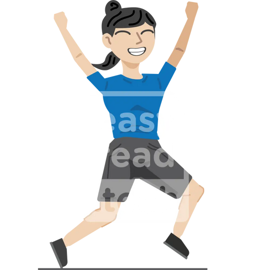 Woman Jumping