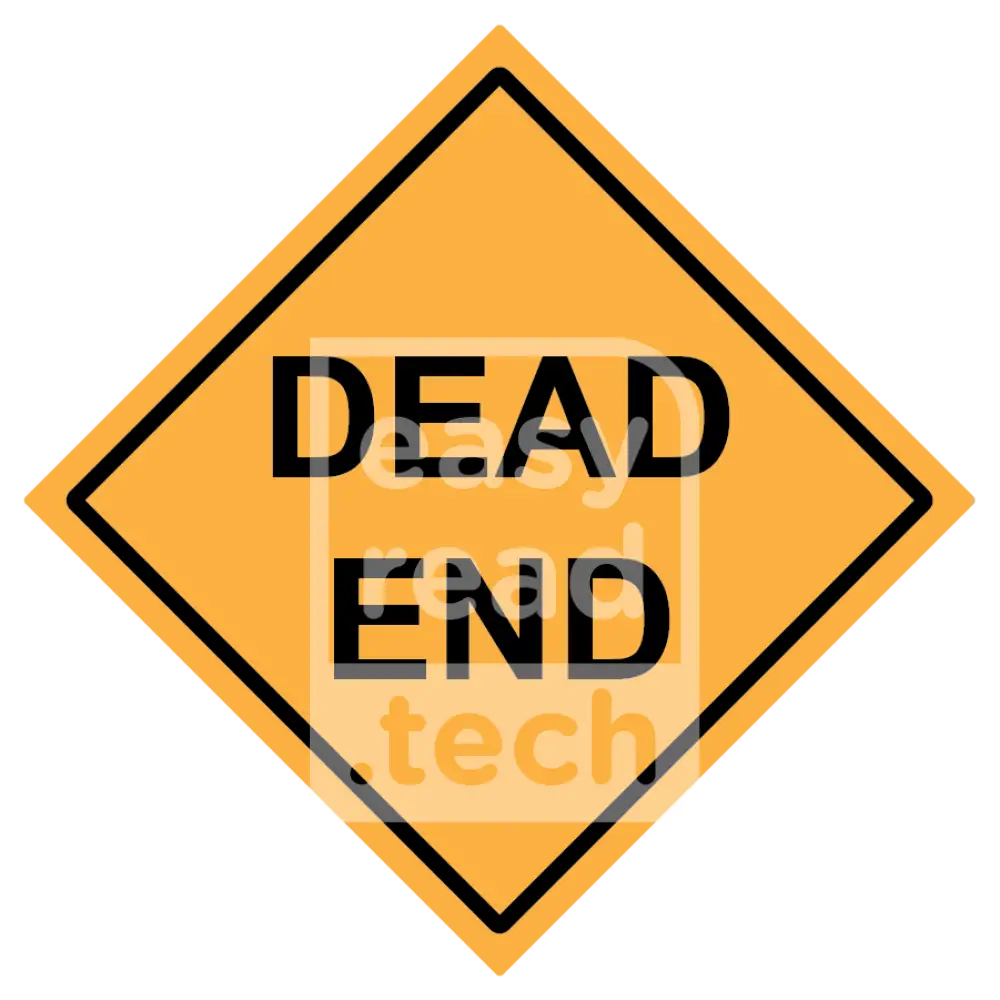 Dead End Sign