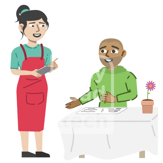Eating At A Restaurant