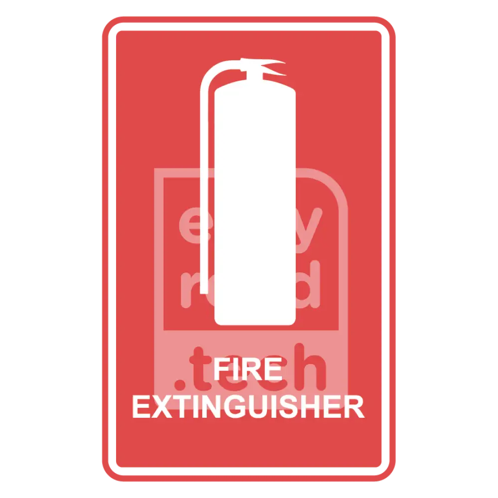 Fire Extinguisher Sign