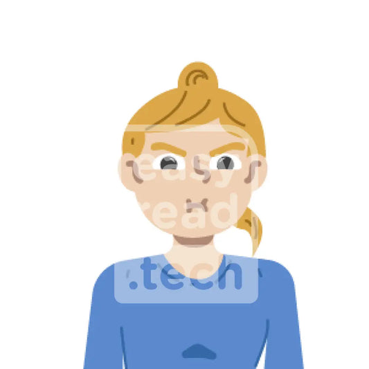 Girl Looking Annoyed