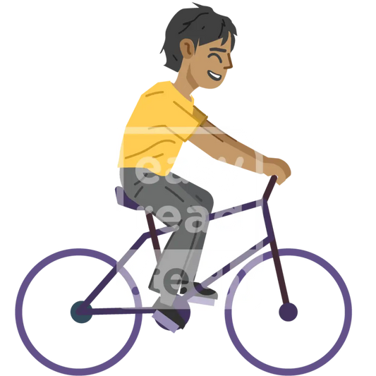 Man Cycling