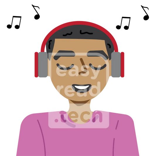 Man Listening To Music