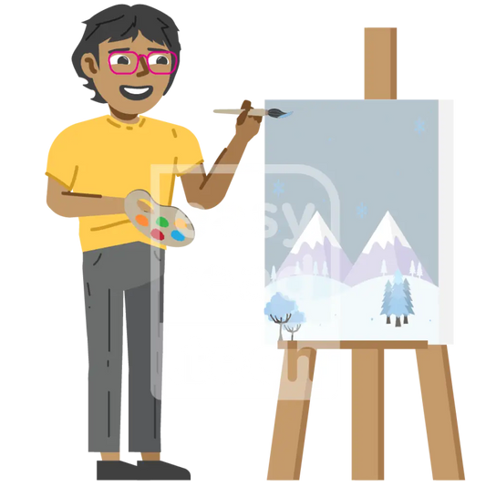 Man Painting