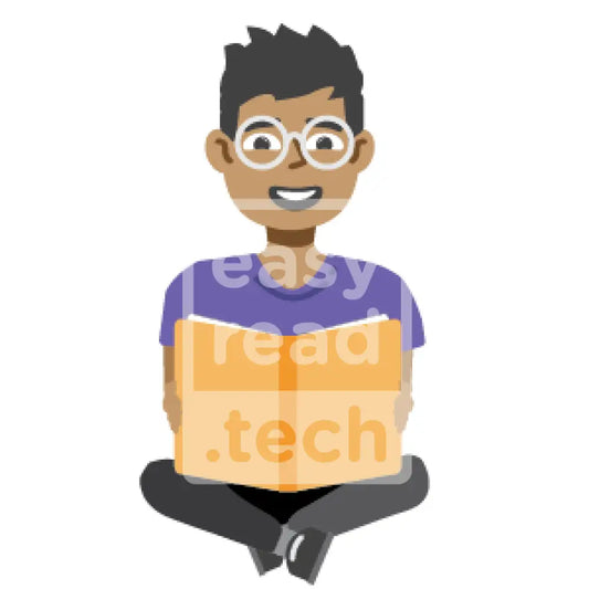 Man Reading A Book