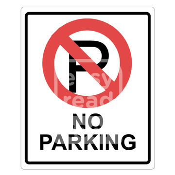 No Parking Sign