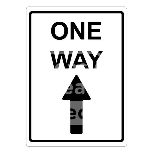 One Way Sign