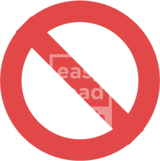 Prohibition Symbol