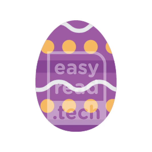 Purple Easter Egg