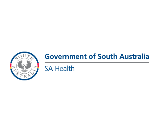 The logo for the Government of South Australia SA Health