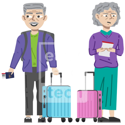 Senior Couple Travelling