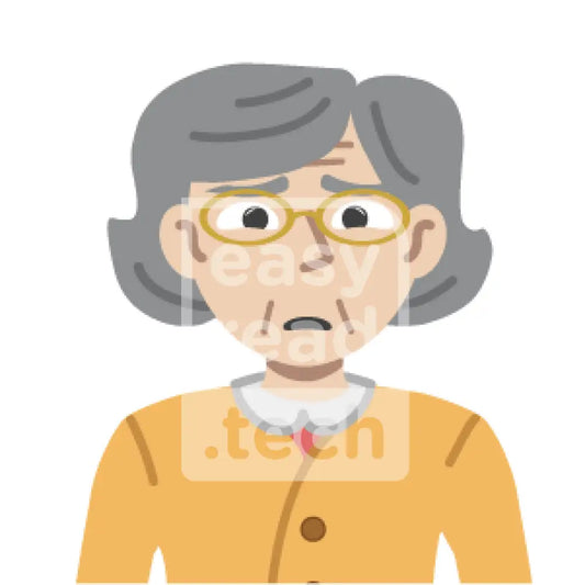 Senior Woman Looking Worried