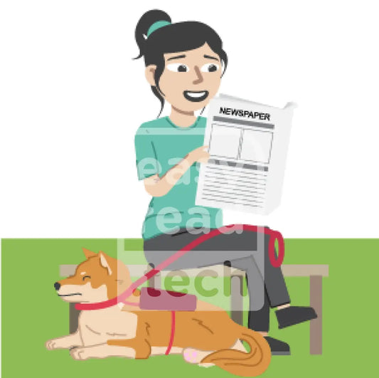 Sitting In The Park With Dog