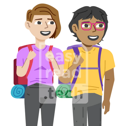 Two Friends Travelling