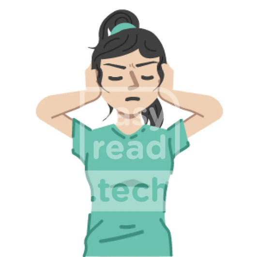 Woman Covering Her Ears