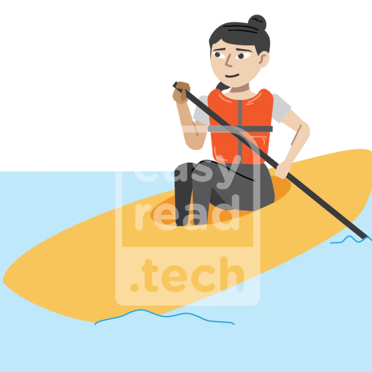 Woman Kayaking