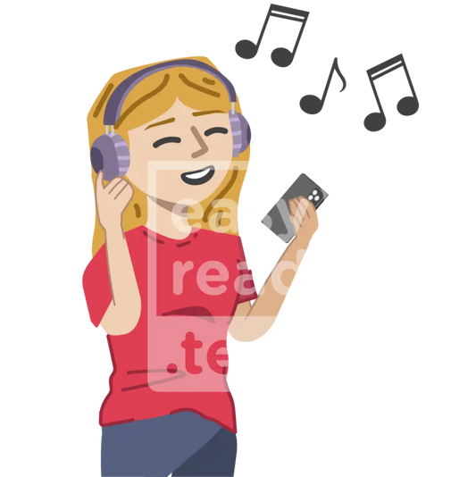 Woman Listening To Music