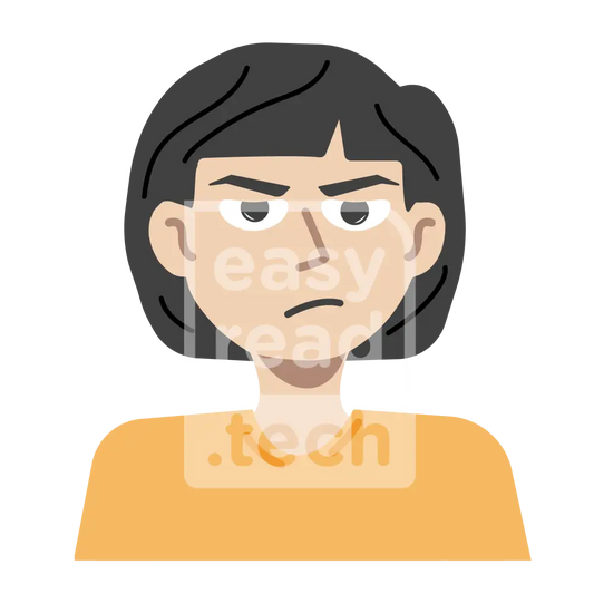 Woman Looking Angry