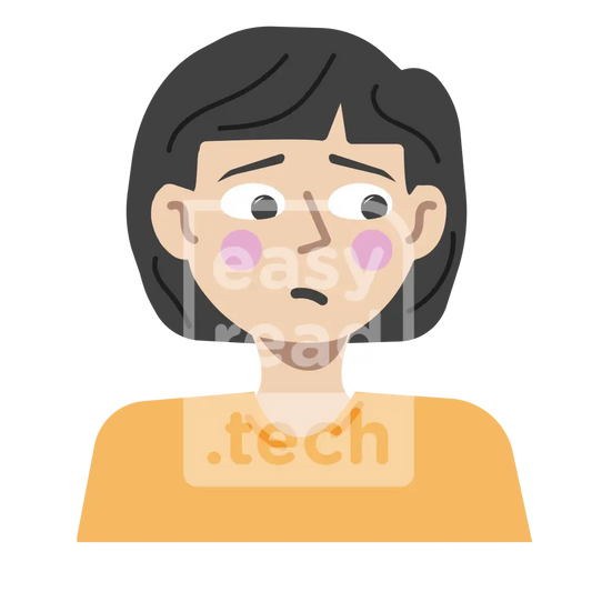 Woman Looking Embarrassed