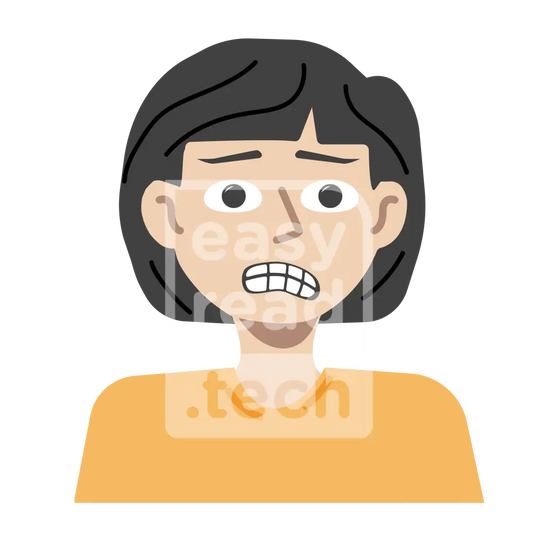 Woman Looking Scared