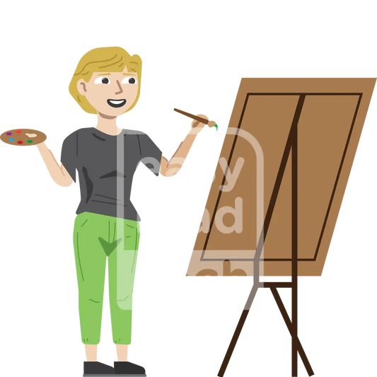 Woman Painting