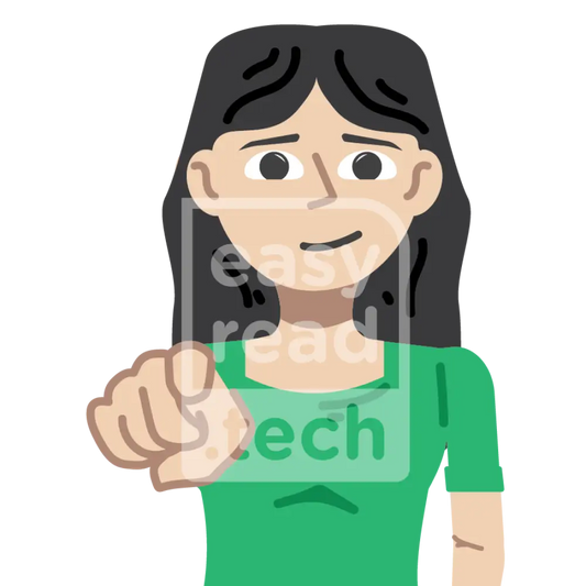 Woman Pointing