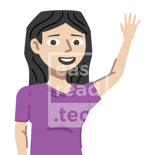 Woman Waving