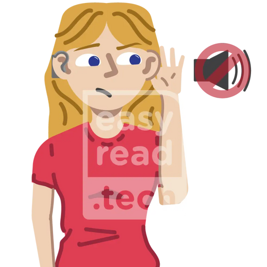 Woman With Hearing Trouble