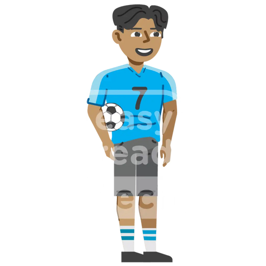 Young Man Joining Sports